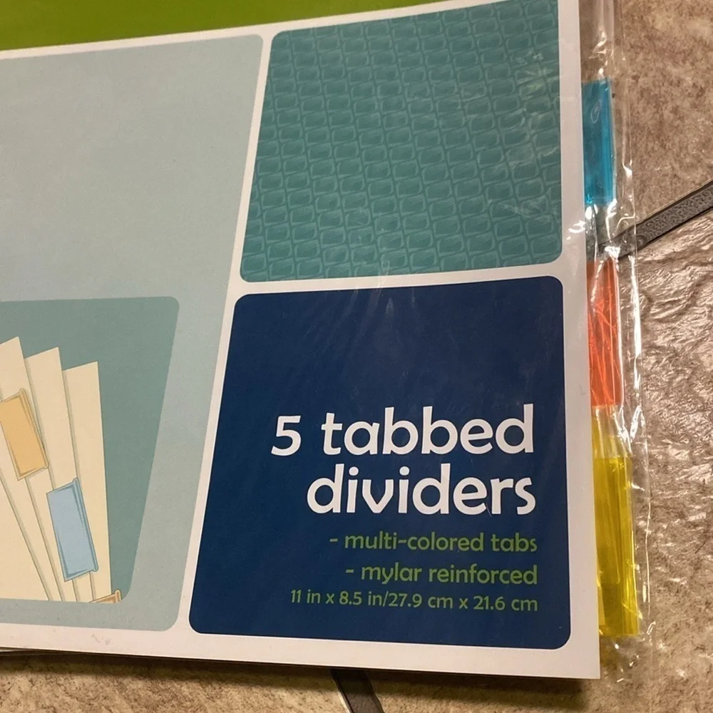Tab Divider /File Folder Bundle Reinforced NWT Office/School Supplies Teacher